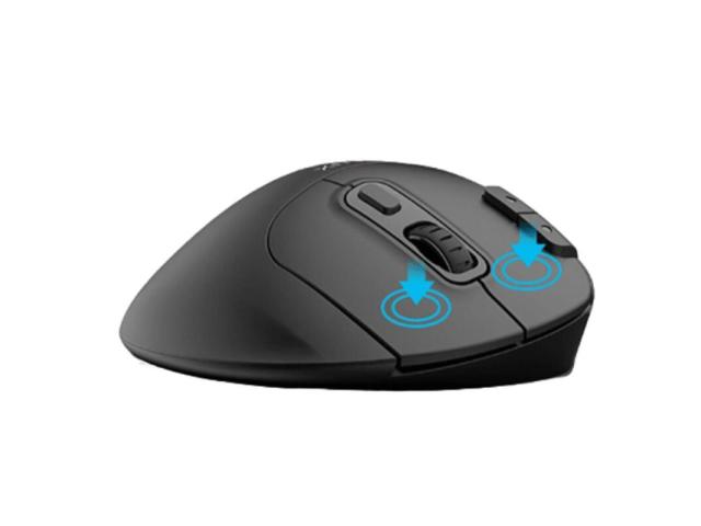 Mouse Optic Delux MT1, USB Wireless/Bluetooth, Black