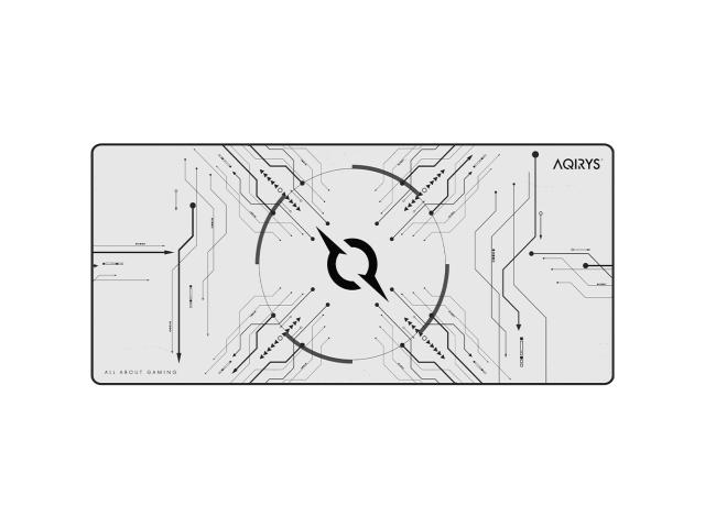 Mousepad AQIRYS Gruis Extra Large, White-Black