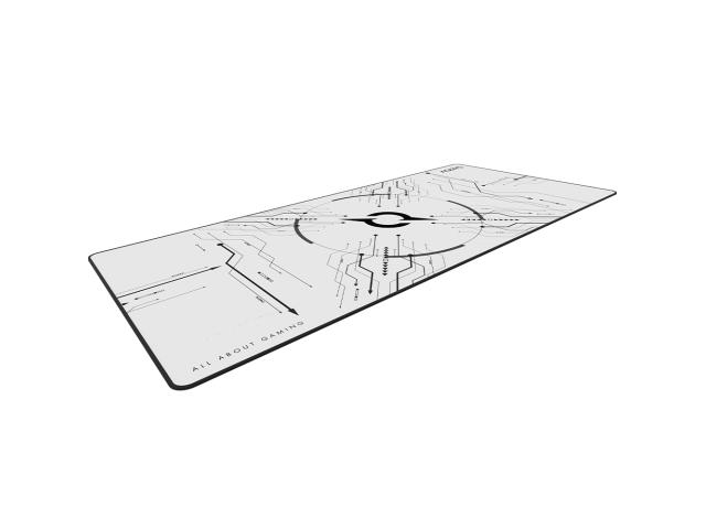 Mousepad AQIRYS Gruis Extra Large, White-Black
