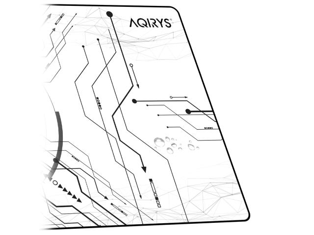 Mousepad AQIRYS Gruis Extra Large, White-Black