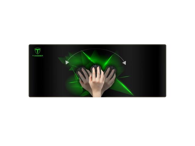 Mouse Pad T-Dagger Geometry L, Black-Green