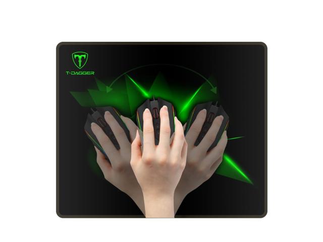 Mouse Pad T-Dagger Geometry S, Black-Green