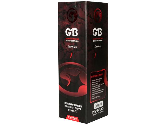 Mouse Pad Marvo G13, Black-Red