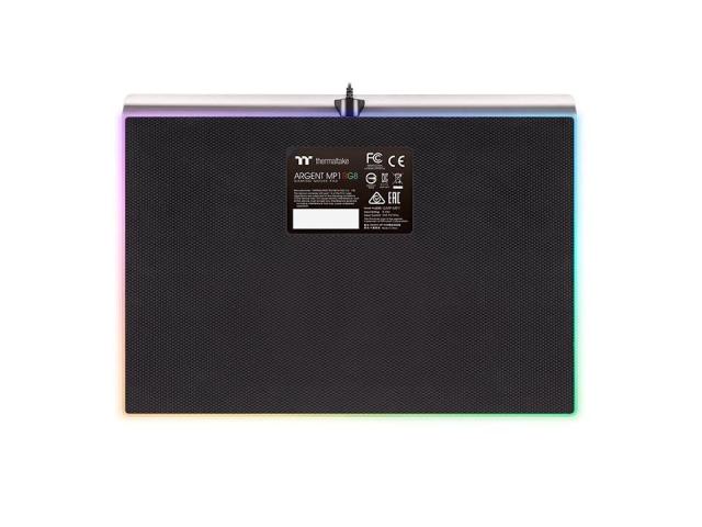 Mouse Pad Thermaltake Premium Argent MP1, RGB LED, Black