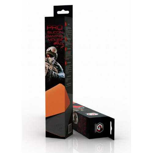Mouse Pad Gembird MP-S-GAMEPRO-M, Black-Orange