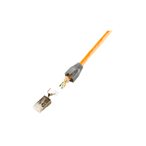 Mufa Logilink MP0033, Cat6A, RJ45 pentru Cat6/Cat6A/Cat7/ Cat7A, 50 bucati