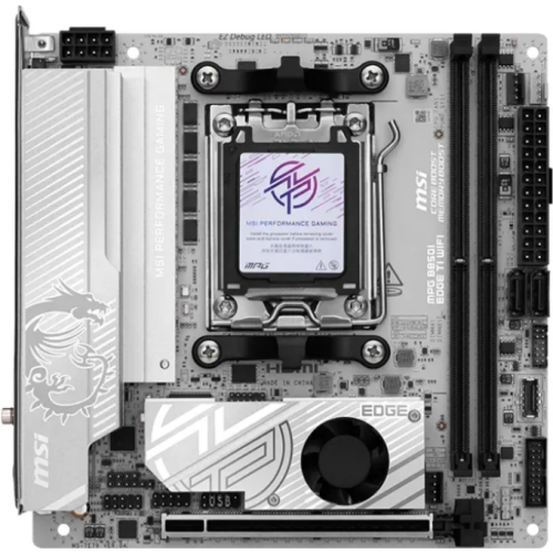 Placa de baza MSI MPG B850I EDGE TI WIFI, AMD B850, Socket AM5, mITX