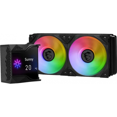 Cooler procesor MSI MAG MPG CORELIQUID D240, ARGB, 2x 120mm