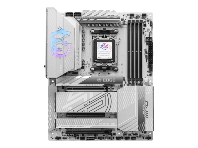 Placa de baza MSI MPG X870E EDGE TI WIFI, AMD X870E, Socket AM5, ATX