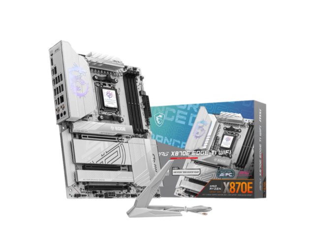 Placa de baza MSI MPG X870E EDGE TI WIFI, AMD X870E, Socket AM5, ATX