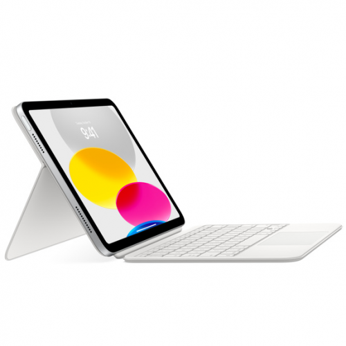Husa/Stand Apple Magic Keyboard Folio pentru iPad de 10.9inch 10th generatie, Layout INT, White