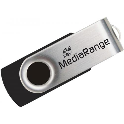 Stick memorie MediaRange MR912 64GB, USB 2.0, Silver