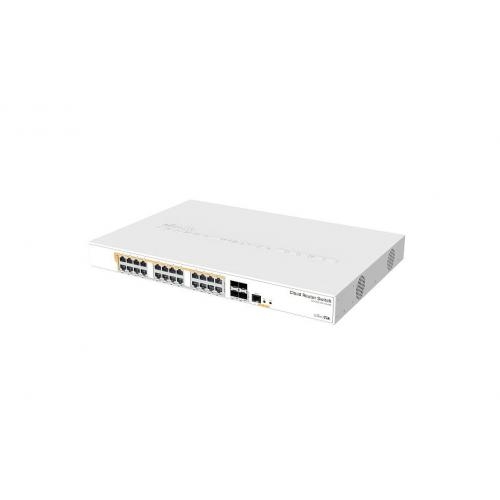 Switch MikroTik CRS328-24P-4S+RM, 24 porturi, PoE+