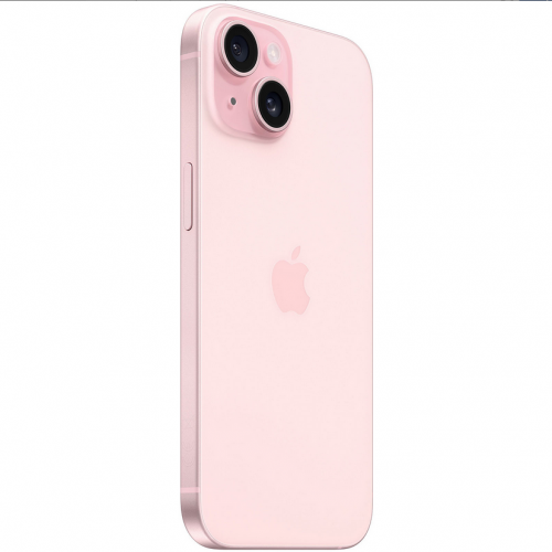 Telefon mobil Apple iPhone 15, Dual SIM Hybrid, 256GB, 6GB RAM, 5G, Pink