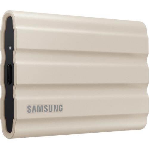 SSD Portabil Samsung T7 Shield, 1TB, USB-C 3.1, Beige