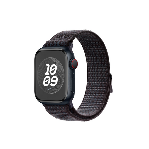 Curea SmartWatch Apple Nike Sport Loop, 41mm, Black-Blue