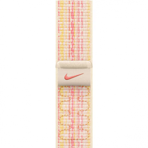 Curea SmartWatch Apple Nike Sport Loop, 41mm, Starlight-Pink