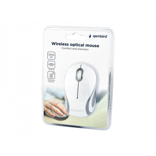 Mouse Optic Gembird MUSW-3B-01-MX, USB Wireless, Mixed Colors