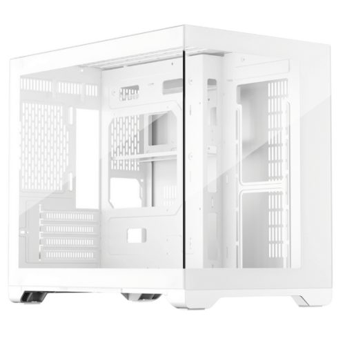 Carcasa 1STPLAYER Gaming MV6 TP WHITE