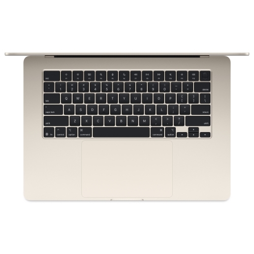 Laptop Apple MacBook Air 15 with Liquid Retina (2025), Apple M4 Deca Core, 15.3 inch, RAM 16GB, SSD 256GB, Apple M4 10-core Graphics, RO KB, macOS Sequoia, Starlight