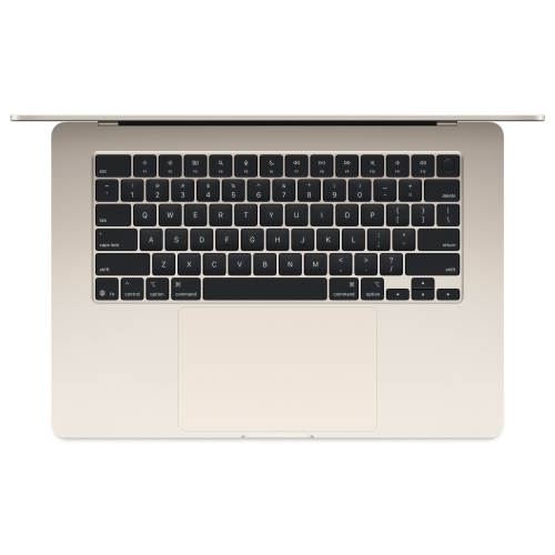 Laptop Apple MacBook Air 15 with Liquid Retina (2025), Apple M4 Deca Core, 15.3 inch, RAM 16GB, SSD 512GB, Apple M4 10-core Graphics, RO KB, macOS Sequoia, Starlight