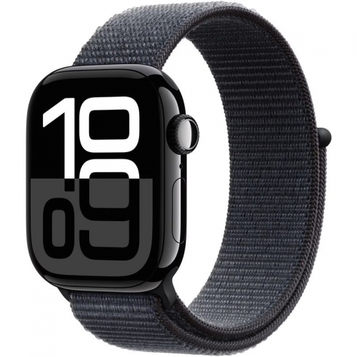 SmartWatch Apple Watch S10 Aluminium, 1.77inch, 4G, Curea Nylon, Ink Sport Loop 