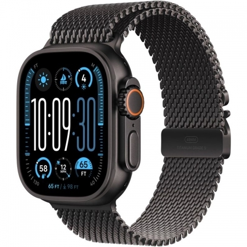SmartWatch Apple Watch Ultra 2 v2 Titanium, 1.92inch, 4G, Curea Titan S, Black Titanium Case
