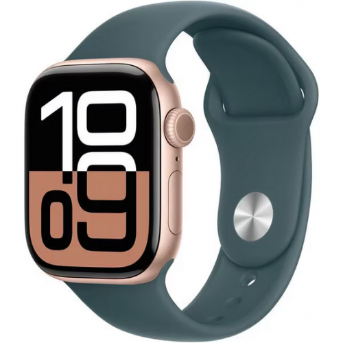 Curea SmartWatch Apple MXLA3ZM/A, 42mm, Sport Lake Green/M-L