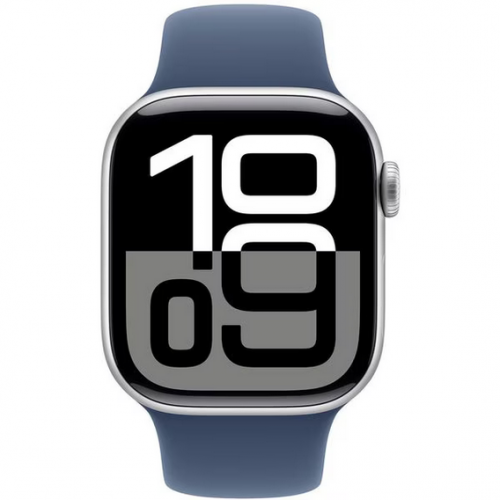 Curea SmartWatch Apple MXLW3ZM/A, 46mm, Sport Denim/M-L