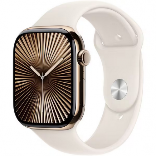 Curea SmartWatch Apple MXM73ZM/A, 46mm, Sport Starlight/M-L
