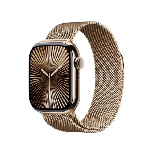 Curea SmartWatch Apple MXMN3ZM/A, 42mm, Gold Milanese Loop