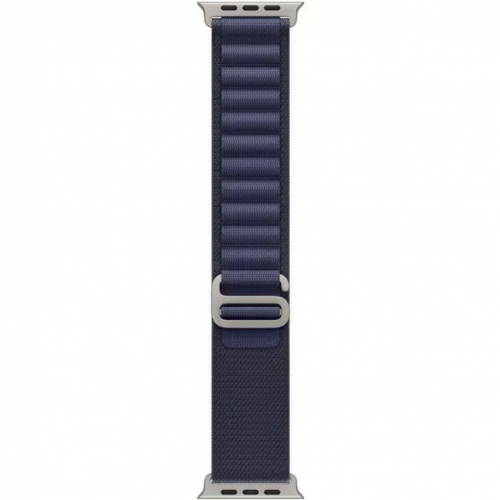 Curea SmartWatch Apple MXMY3ZM/A, 49mm, Navy Alpine Loop/Natural Titanium Finish/Medium