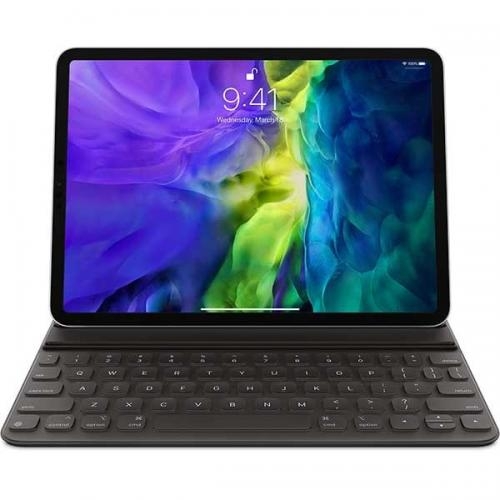 Husa cu tastatura Apple MXNK2RO/A pentru iPad Pro de 11inch (1st/2nd gen), Black
