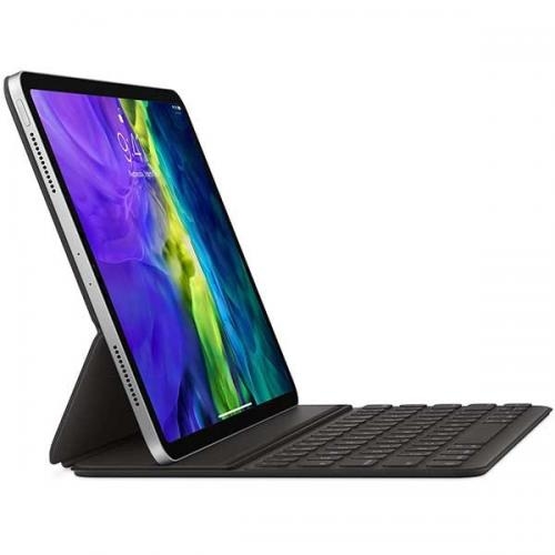 Husa cu tastatura Apple MXNK2RO/A pentru iPad Pro de 11inch (1st/2nd gen), Black