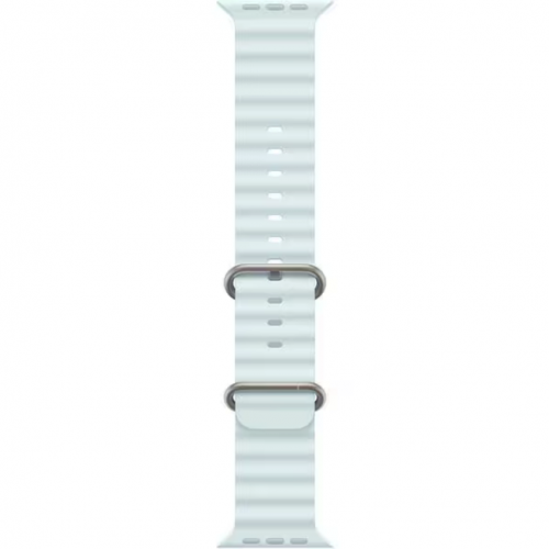Curea SmartWatch Apple MXTF3ZM/A, 49mm, Iceblue Oceanband/Natural Titanium Finish, Blue