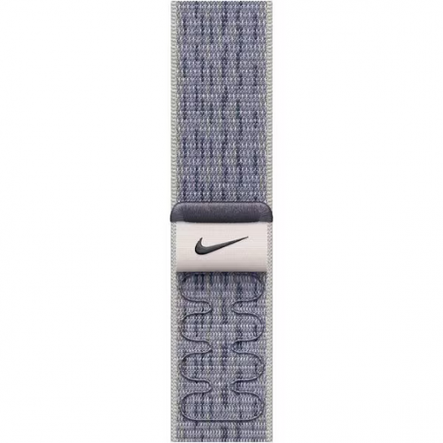 Curea SmartWatch Apple MXU13ZM/A, 46mm, Sport Loop Grey/Blue Nike