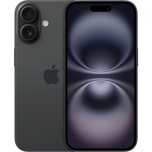 Telefon Mobil Apple iPhone 16, Dual SIM Hybrid, 128GB, 8GB RAM, 5G, Black