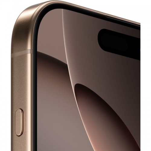 Telefon Mobil Apple iPhone 16 Pro, Dual SIM Hybrid, 256GB, 8GB RAM, 5G, Desert Titanium