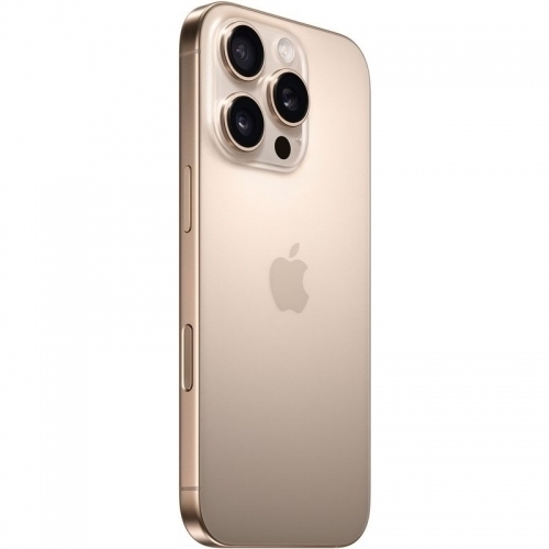 Telefon Mobil Apple iPhone 16 Pro, Dual SIM Hybrid, 1TB, 8GB RAM, 5G, Desert Titanium