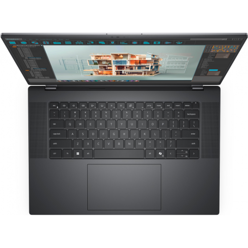 Laptop Dell Precision 5690, Intel Core Ultra 7 165H, 16inch, RAM 32GB, SSD 1TB, nVidia RTX 1000 6GB, Windows 11 Pro, Titan Gray