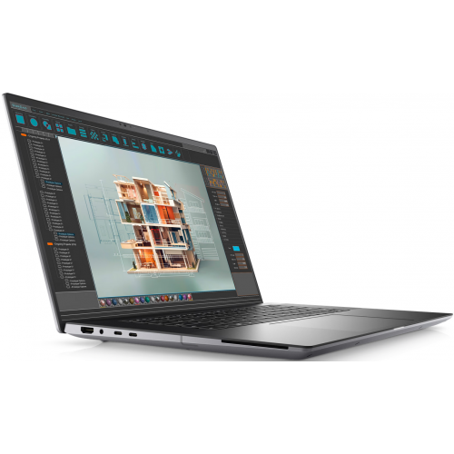 Laptop Dell Precision 5690, Intel Core Ultra 7 165H, 16inch, RAM 16GB, SSD 1TB, nVidia RTX 1000 6GB, Windows 11 Pro, Titan Gray