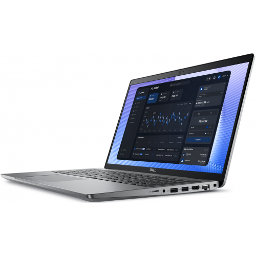 Laptop Dell Precision 3590, Intel Core Ultra 7 155H, 15.6 inch, RAM 32GB, SSD 1TB, nVidia RTX 500 4GB, Windows 11 Pro, Titan Gray