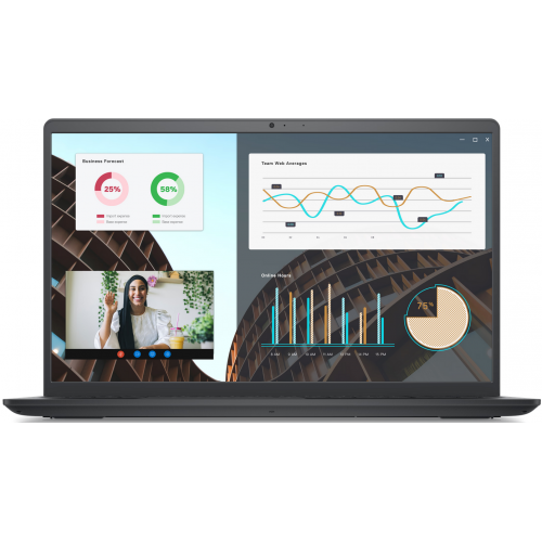 Laptop Dell Vostro 3530, Intel Core i7-1355U, 15.6inch, RAM 16 GB, SSD 512 GB, Intel Iris Xe Graphics, Linux, Carbon Black