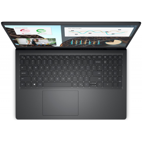 Laptop Dell Vostro 3530, Intel Core i7-1355U, 15.6inch, RAM 16 GB, SSD 512 GB, Intel Iris Xe Graphics, Linux, Carbon Black