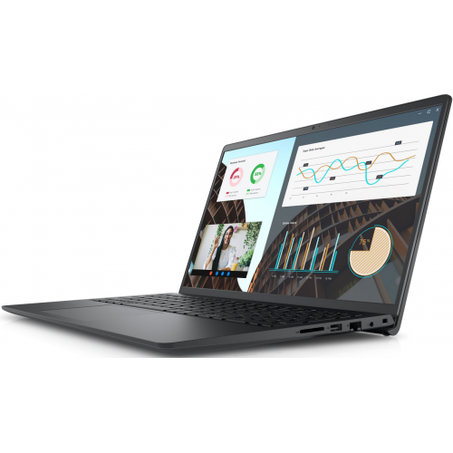 Laptop Dell Vostro 3530, Intel Core i5-1334U, 15.6 inch, RAM 8GB, SSD 512GB, Intel Iris Xe Graphics, Windows 11 Pro, Carbon Black