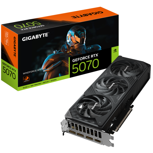 Placa video Gigabyte nVidia GeForce RTX 5070 WINDFORCE SFF 12GB, GDDR7, 192 bit