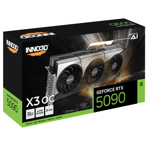 Placa video INNO3D nVidia GeForce RTX 5090 X3 OC 32 GB, GDDR7, 512 bit