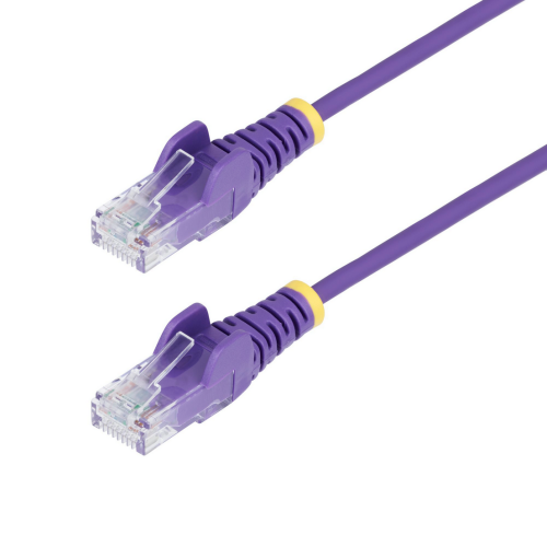 1M PURPLE SLIM CAT6 CABLE/.