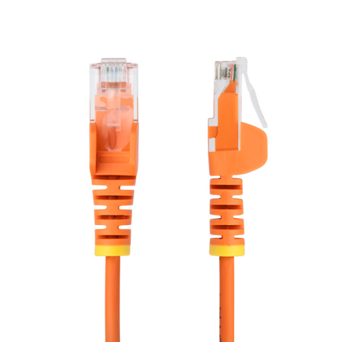 Patch Cord StarTech N6PAT25CMPLS, CAT6, UTP, 0.25 m, Orange