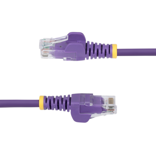 Patch Cord StarTech N6PAT25CMPLS, CAT6, UTP, 0.25 m, Purple